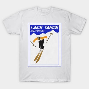 Ski Lake Tahoe California Skiing Skier T-Shirt